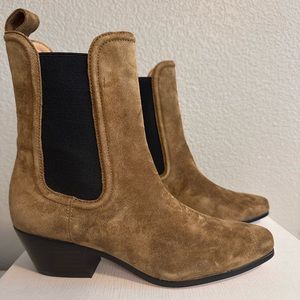 Veronica Beard Lada Suede Ankle Boots